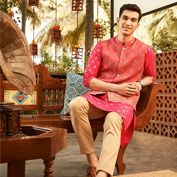 https://megashoppin.com/products/men-magenta-pink-golden-floral-printed-thread-work-floral-kurta-2