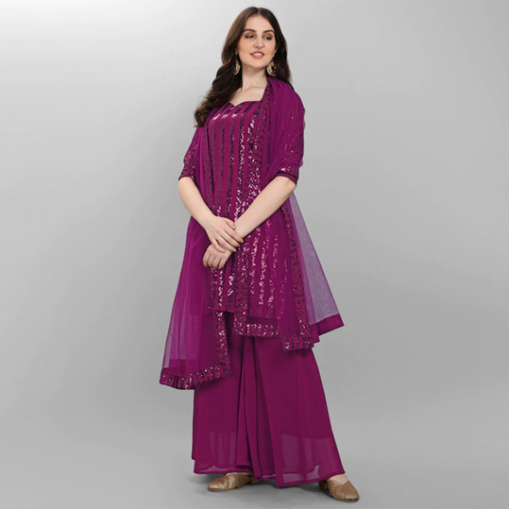 https://megashoppin.com/products/purple-embroidered-sequined-silk-georgette-semi-stitched-dress-material