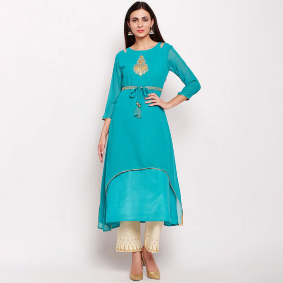 https://megashoppin.com/products/women-teal-embroidered-kurta