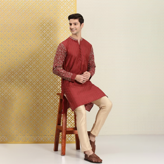 https://megashoppin.com/products/men-red-gold-toned-ethnic-motifs-printed-thread-work-kurta