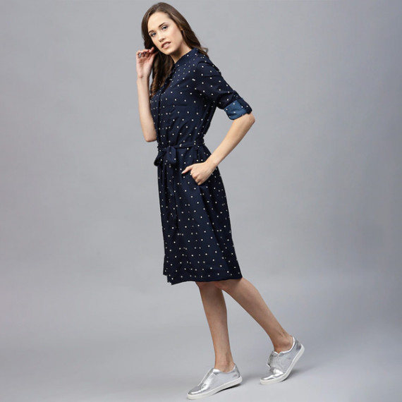 https://megashoppin.com/products/navy-blue-polka-dots-printed-shirt-dress