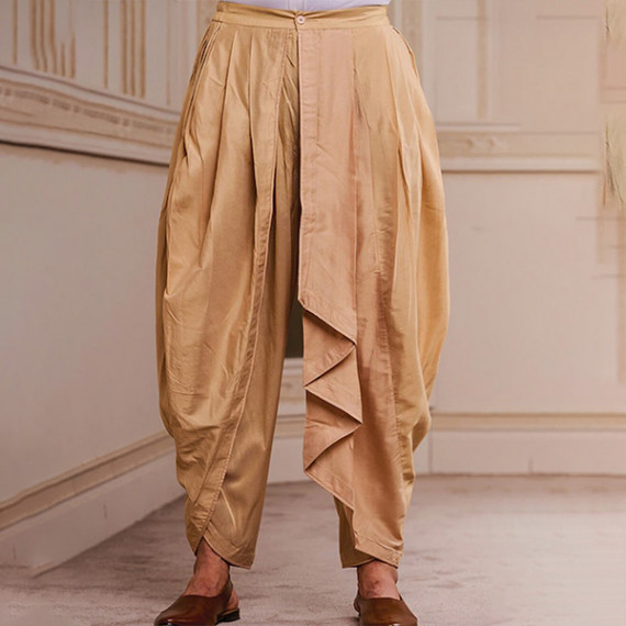 https://megashoppin.com/products/men-beige-solid-draped-dhoti-pants