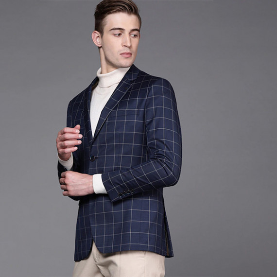 https://megashoppin.com/products/men-navy-blue-beige-slim-fit-checked-single-breasted-smart-casual-blazer