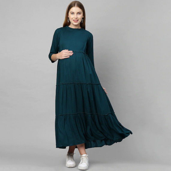 https://megashoppin.com/products/teal-green-maternity-maxi-nursing-dress