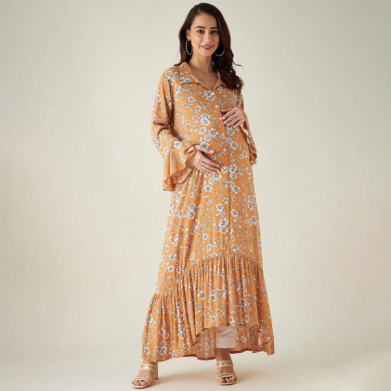 https://megashoppin.com/products/floral-maternity-shirt-maxi-dress