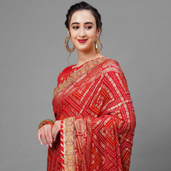 https://megashoppin.com/products/red-gold-toned-woven-design-bandhani-saree