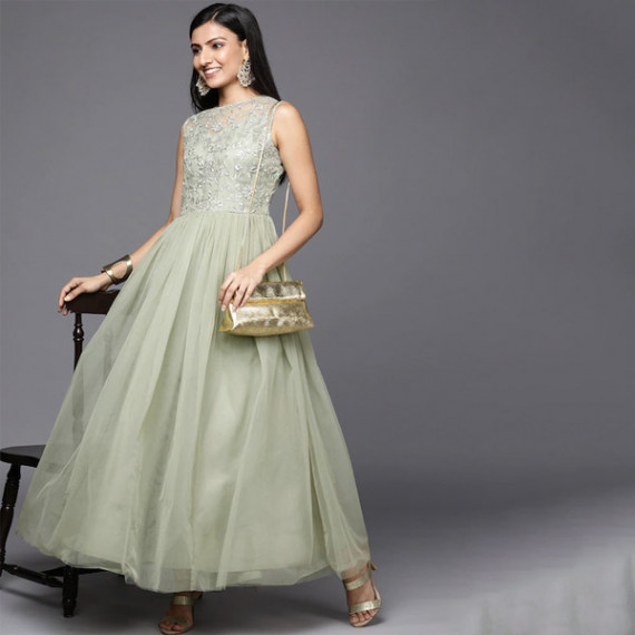 https://megashoppin.com/products/green-ethnic-motifs-embroidered-net-maxi-dress